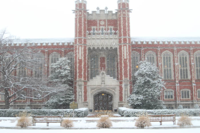 Snow Covered Library